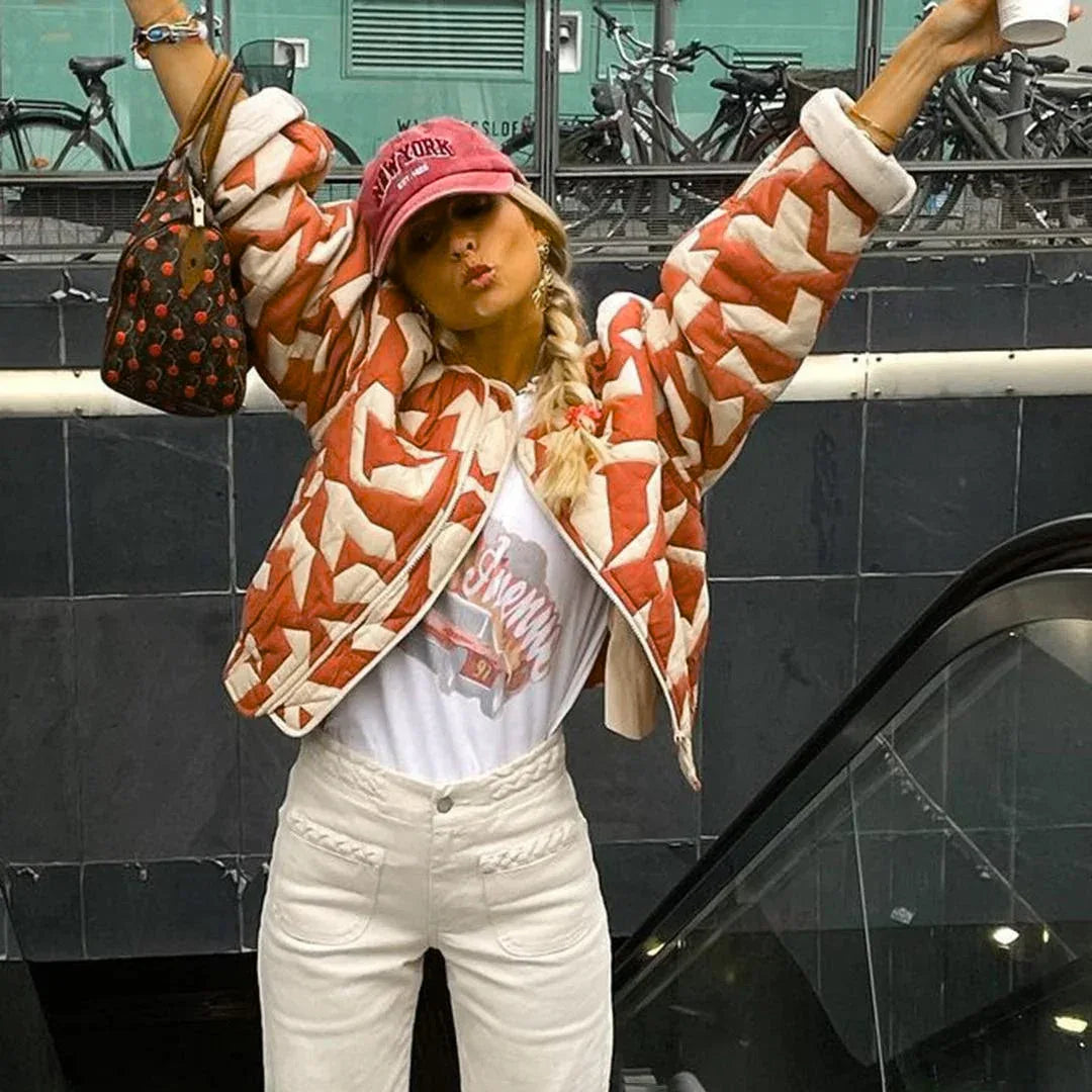 NICOLE™ - Trendy Printed Jacket - MABEL LONDON