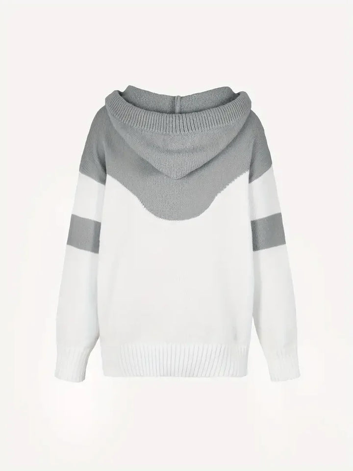 RÍONA™ - Dual-Tone Cosy Hoodie - MABEL LONDON