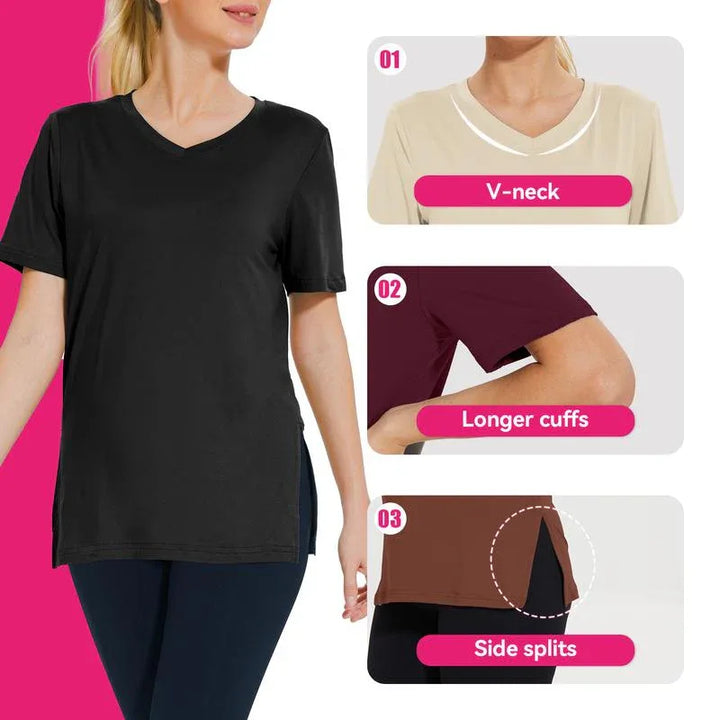 SELENA™ - Casual Loose Fit Tee (Pack of 3) - MABEL LONDON
