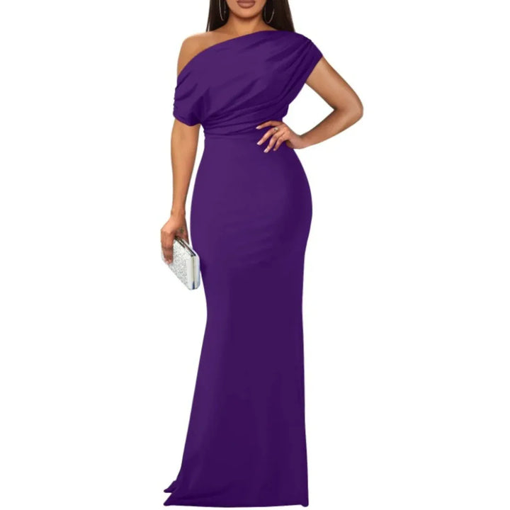 NOEMIA™ – Elegant Bodycon Maxi Party Dress - MABEL LONDON