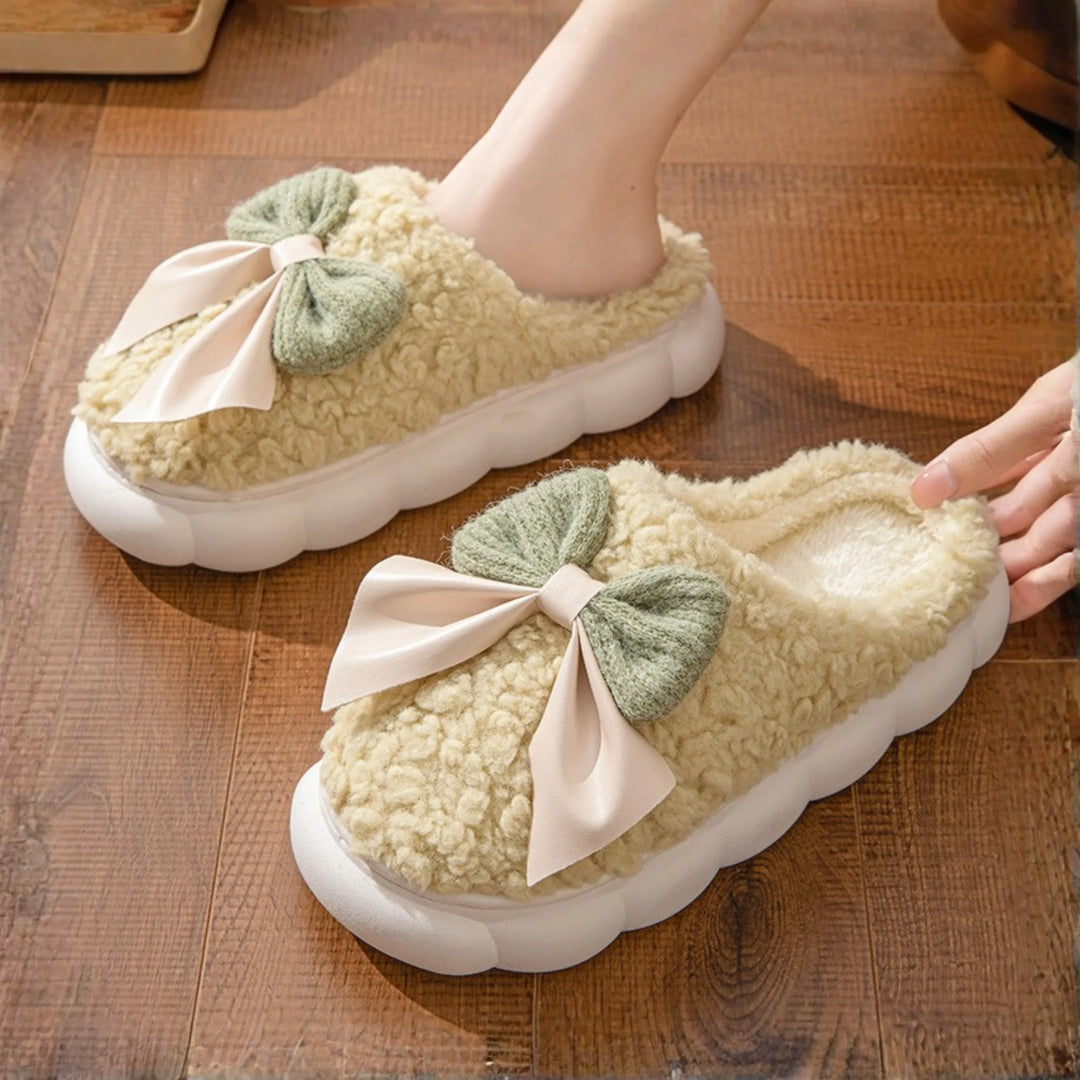 DAMINI™ - Comfy Fluffy Indoor Plush Non-Slip Slippers - MABEL LONDON