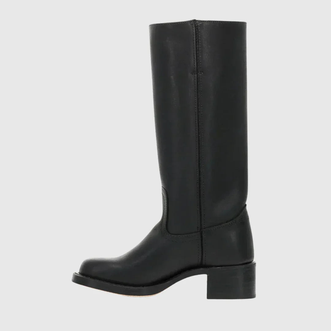 LERELIA | LEATHER KNEE-HIGH BOOTS - MABEL LONDON