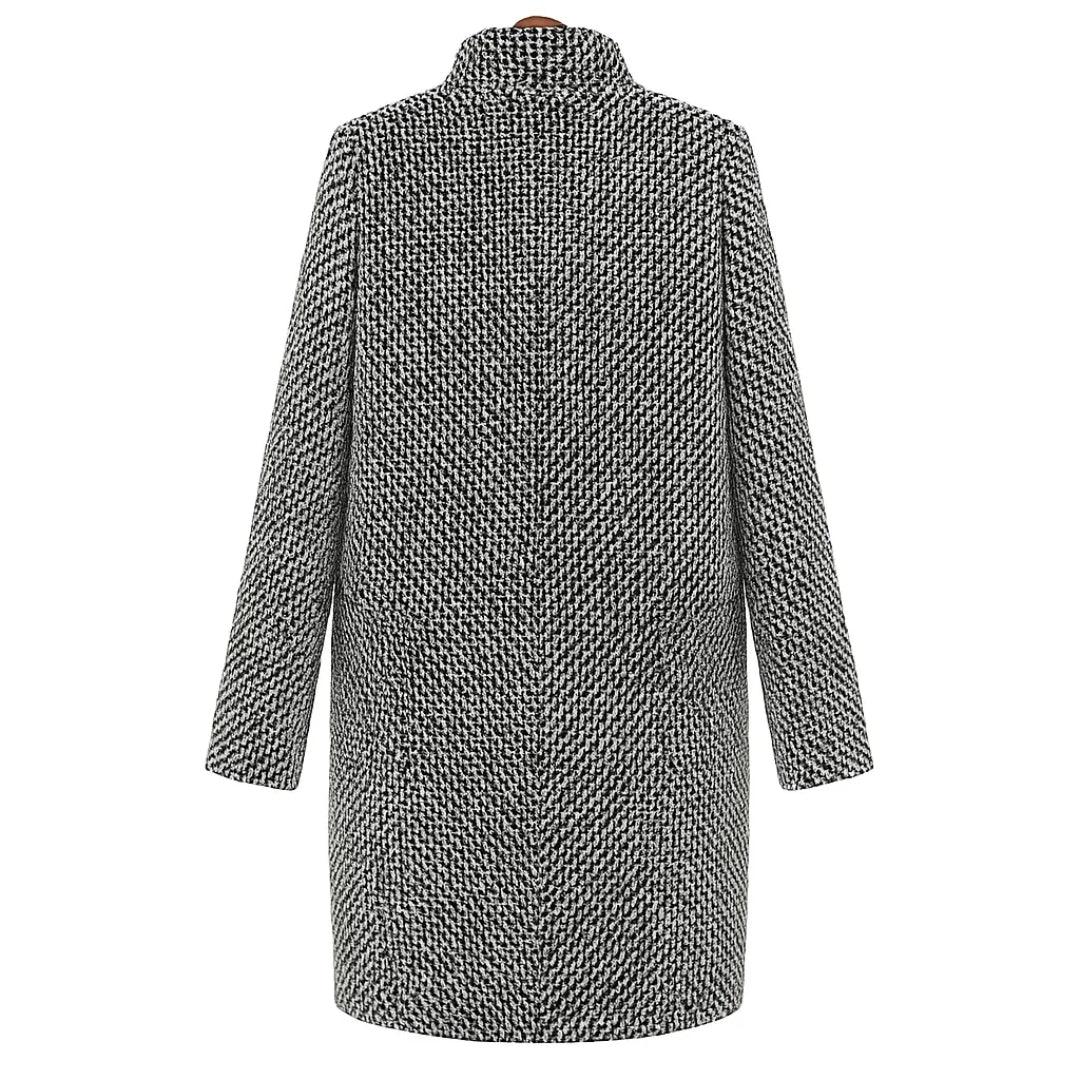 Caterinella | Long Woollen Jacket - MABEL LONDON