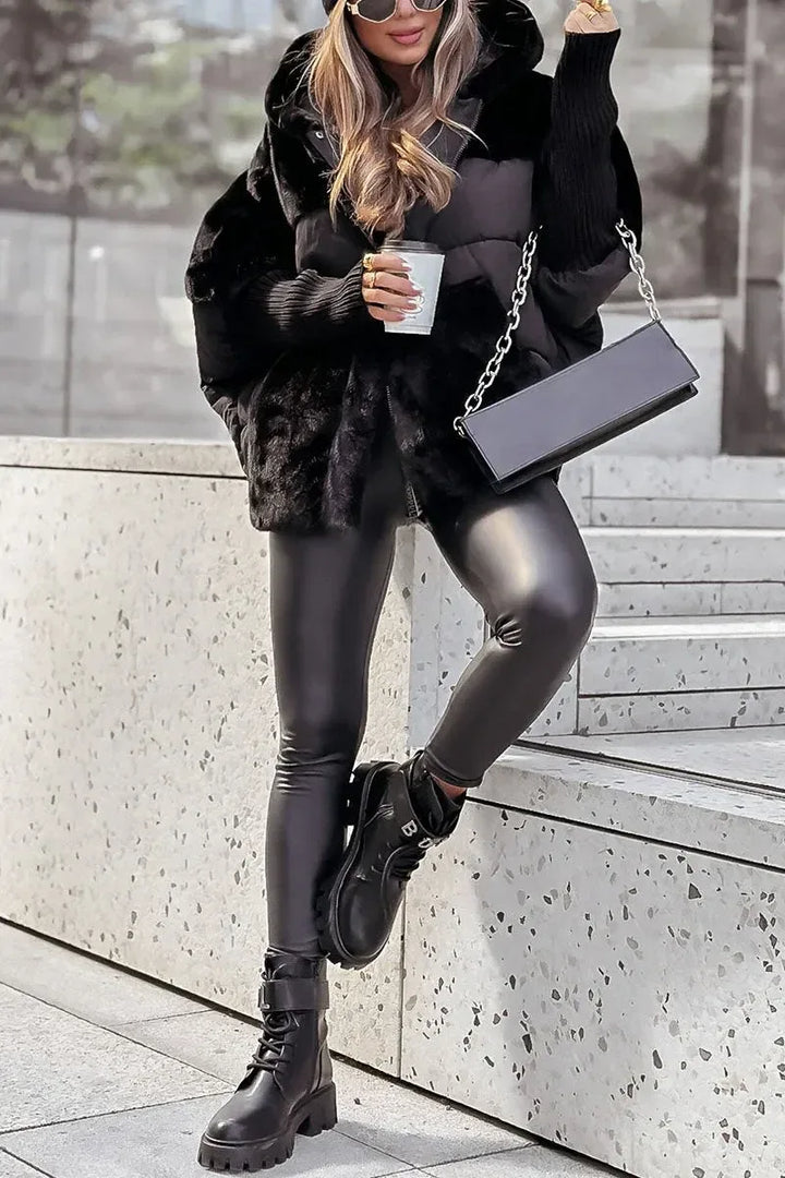 MARISA™ - Plush Comfort Hooded Jacket - MABEL LONDON