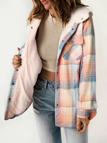 HANNAH™ - Chic Plaid Jacket - MABEL LONDON
