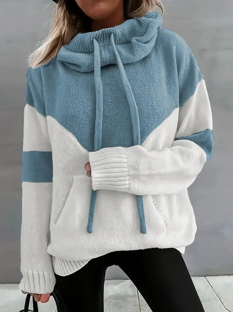 RÍONA™ - Dual-Tone Cosy Hoodie - MABEL LONDON