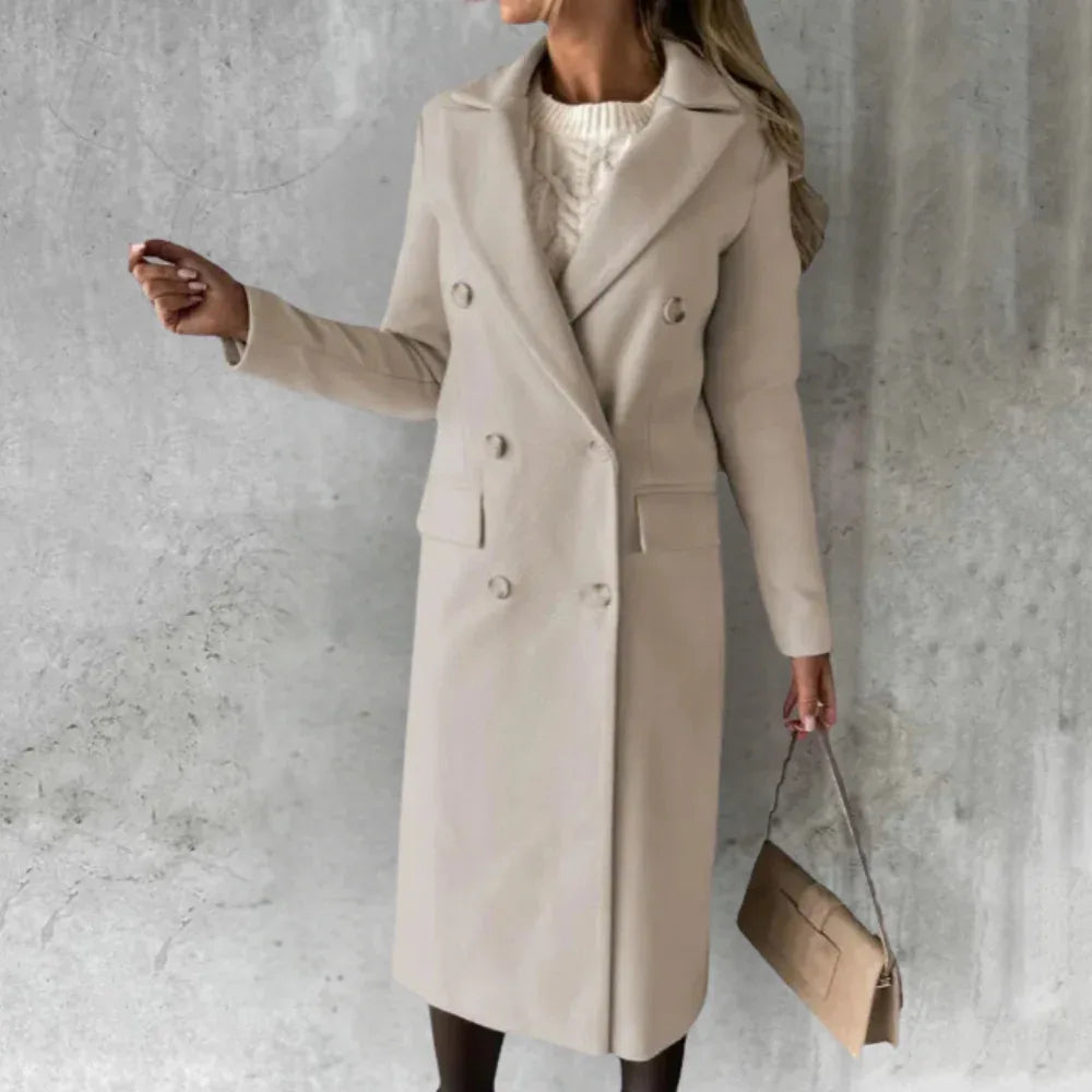 ALEXA™ | Urban Elegance Wool Trench - MABEL LONDON