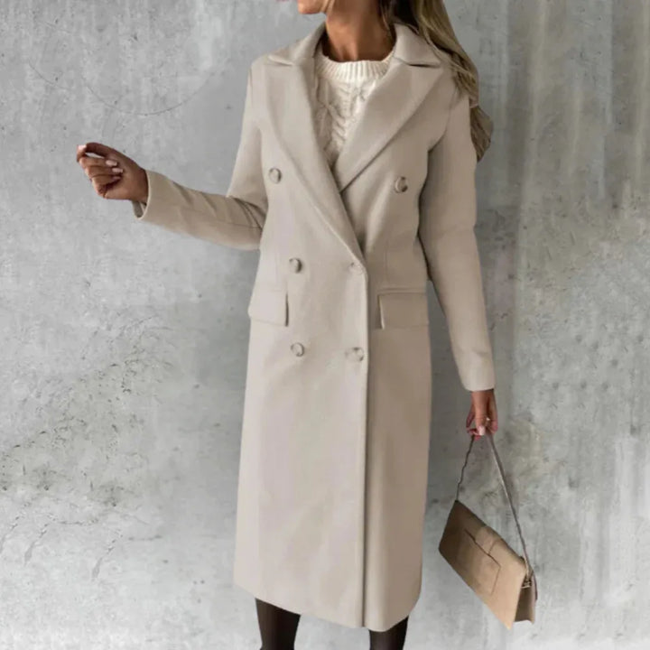 ALEXA™ | Urban Elegance Wool Trench - MABEL LONDON