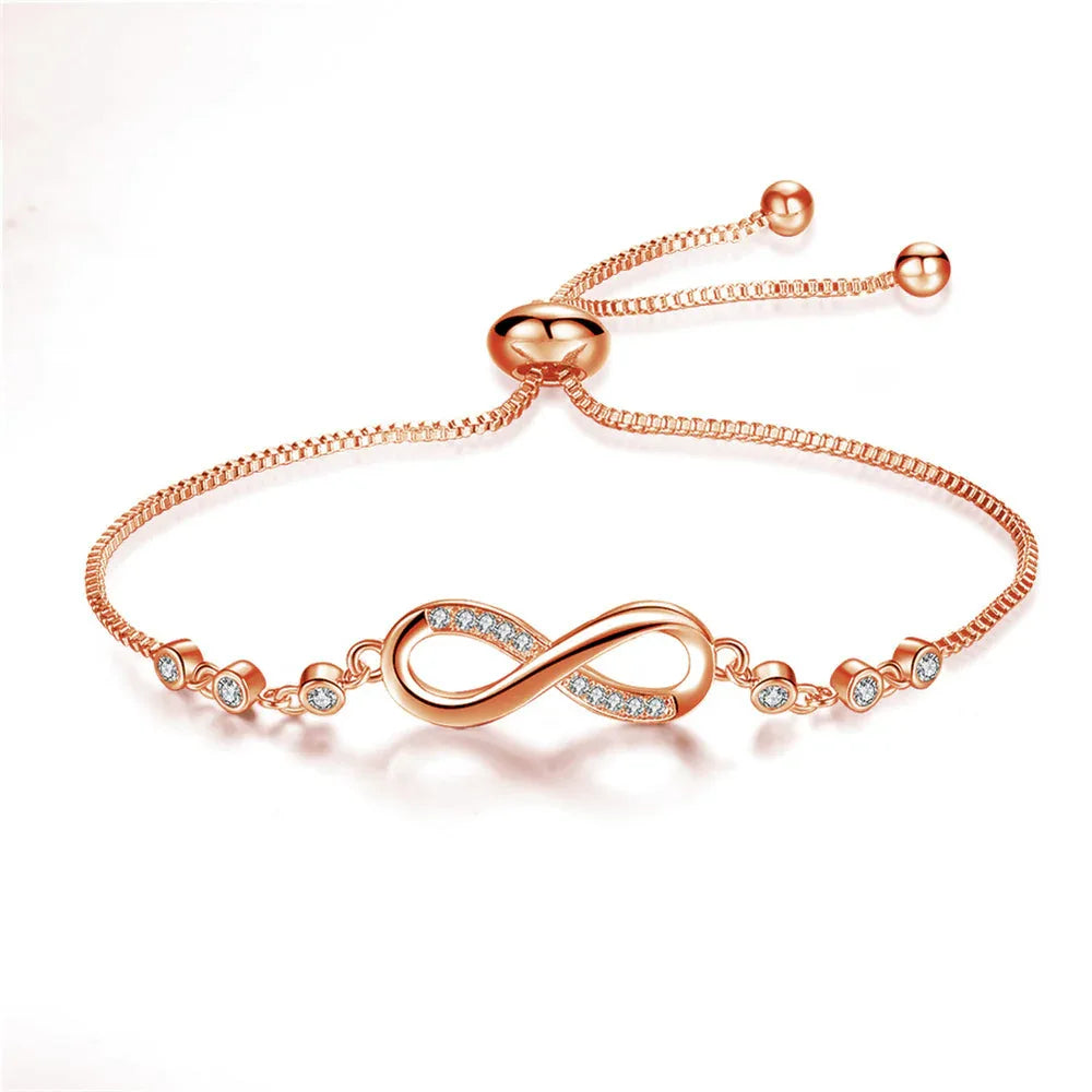 Silver Infinity Symbol Bracelet - MABEL LONDON