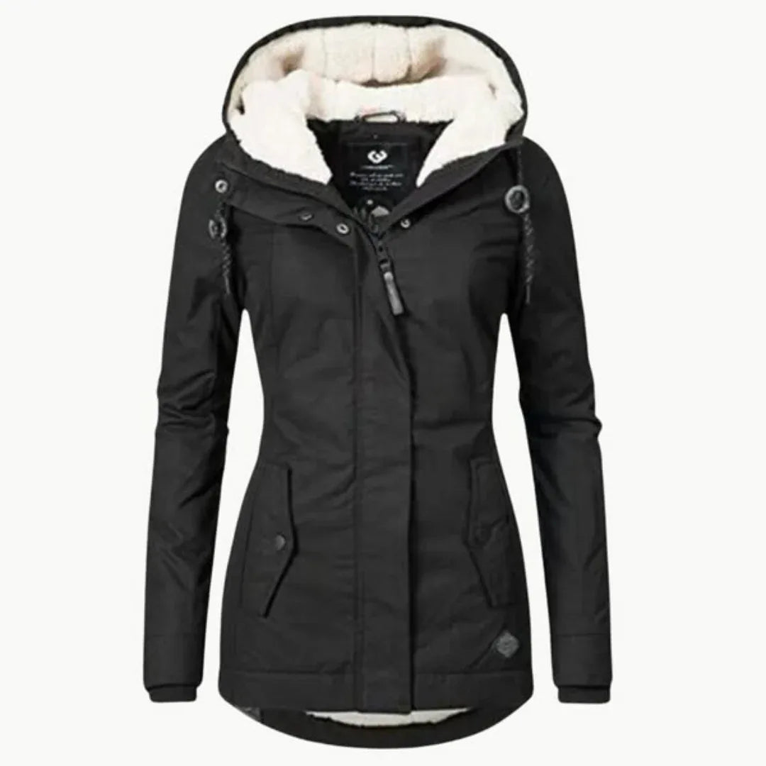 Agnes | Long Waterproof Winter Coat - MABEL LONDON