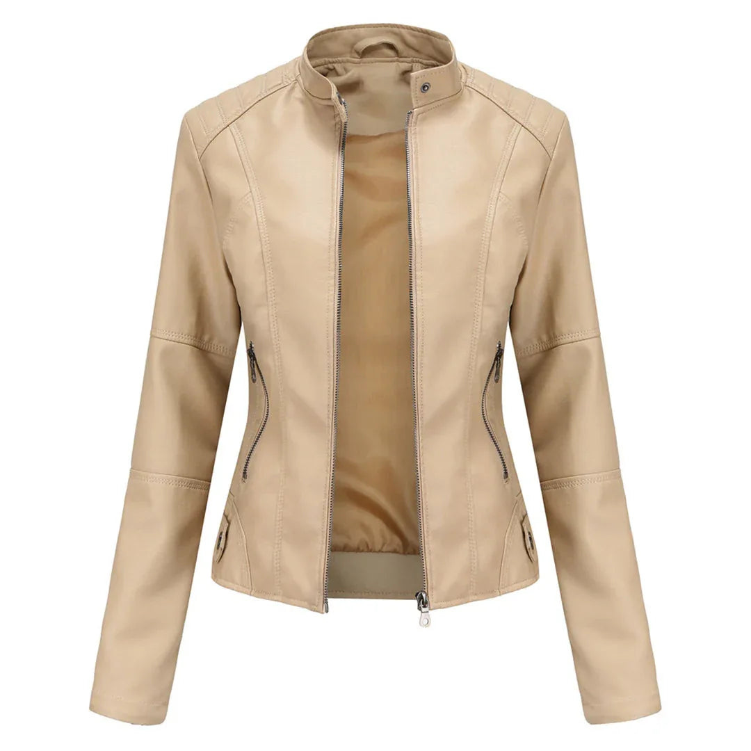 BEATRICE™ - Sleek Zip-Up Jacket - MABEL LONDON