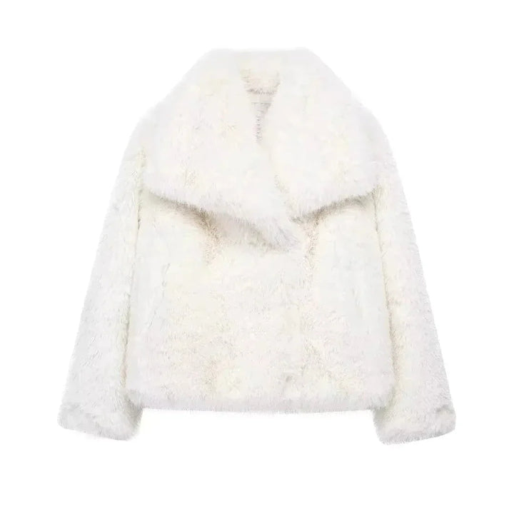 RENATA™ - Elegant Faux Fur Jacket - MABEL LONDON