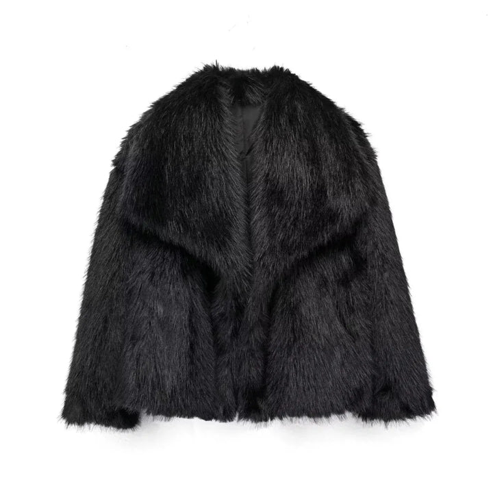 RENATA™ - Elegant Faux Fur Jacket - MABEL LONDON