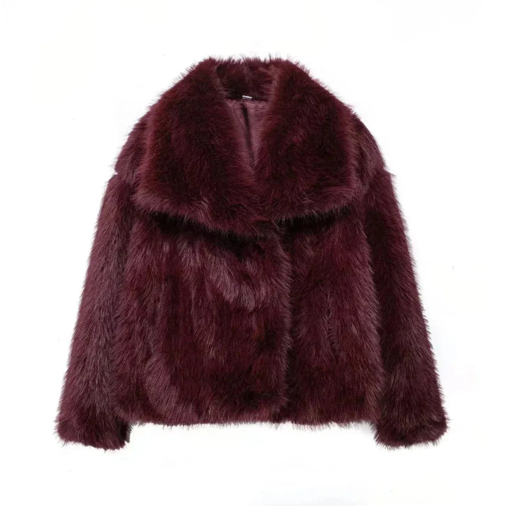 RENATA™ - Elegant Faux Fur Jacket - MABEL LONDON