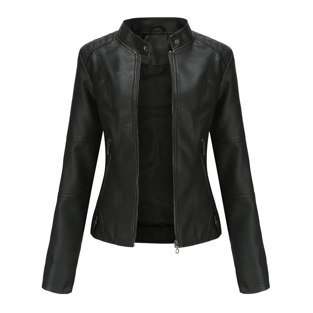 BEATRICE™ - Sleek Zip-Up Jacket - MABEL LONDON