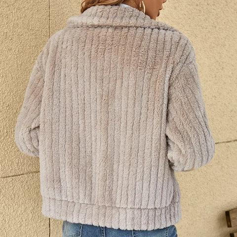 GENEVIEVE™ - Stylish Sherpa Jacket - MABEL LONDON