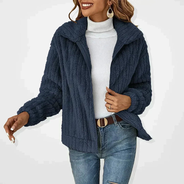 GENEVIEVE™ - Stylish Sherpa Jacket - MABEL LONDON