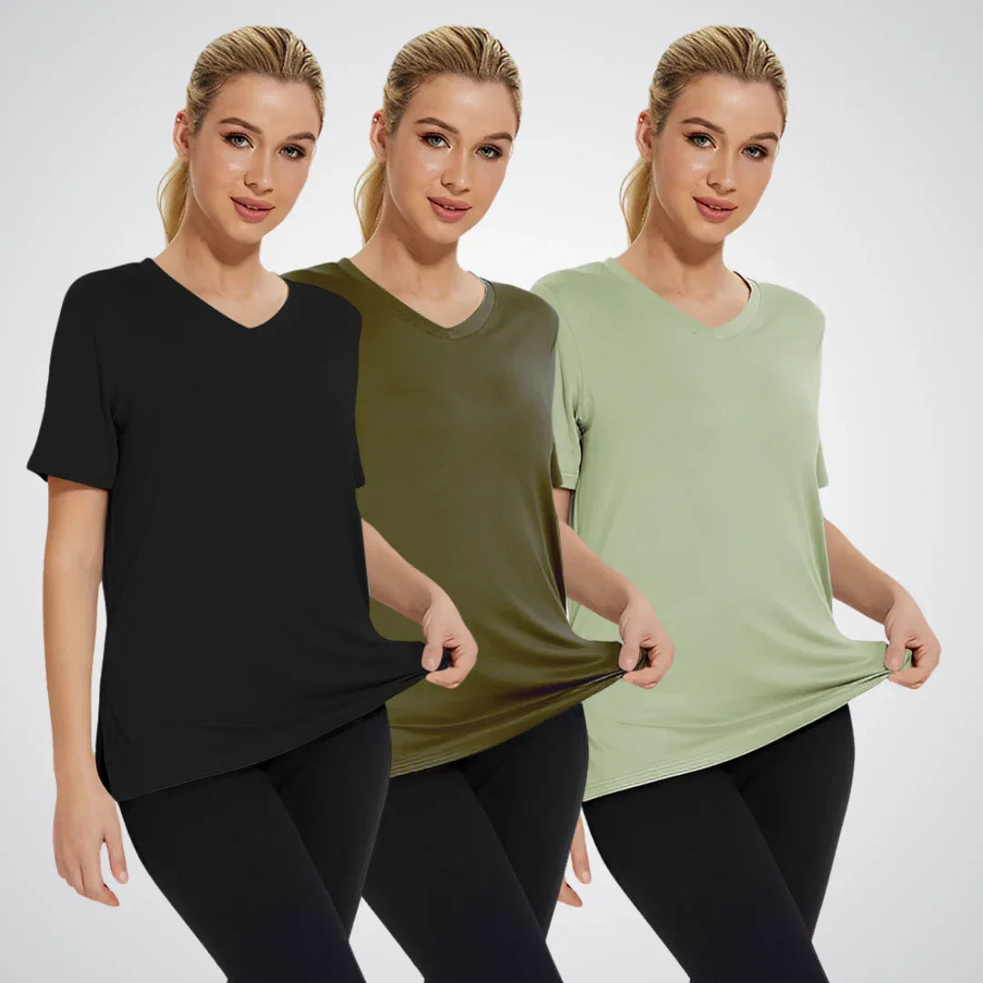 SELENA™ - Casual Loose Fit Tee (Pack of 3) - MABEL LONDON