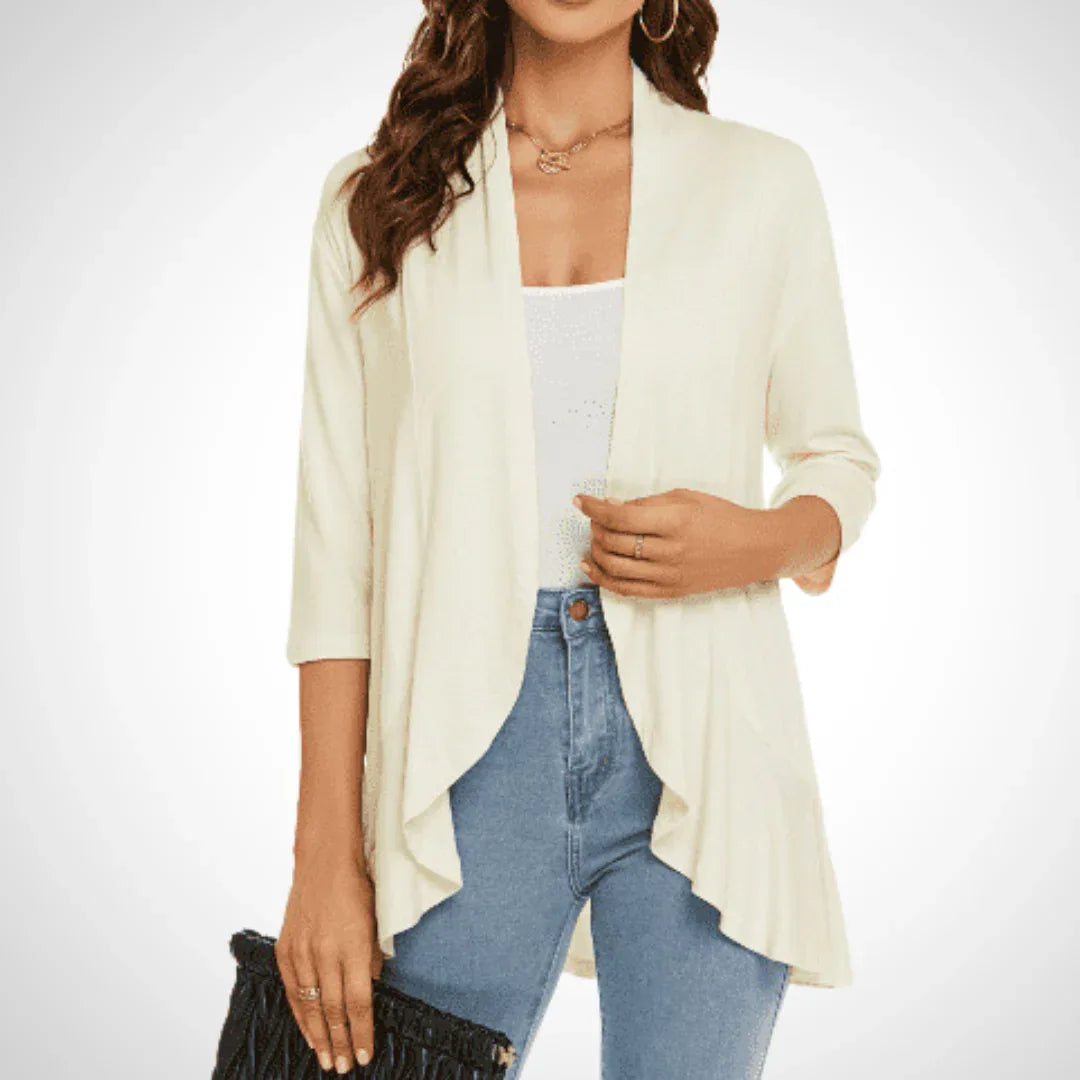 MIRIKIT™ – Casual Summer Open Front Cover-Up Cardigan - MABEL LONDON