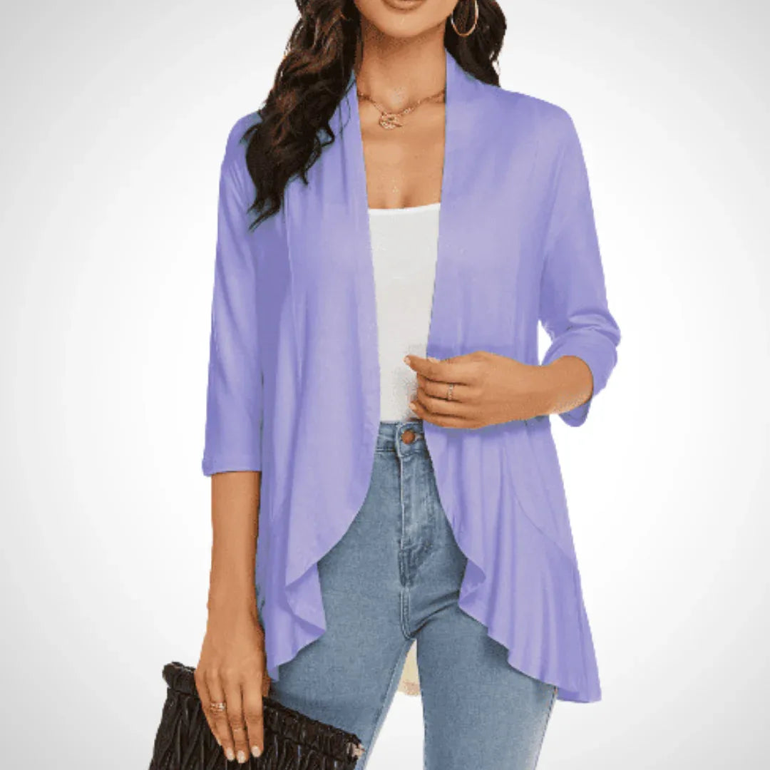 MIRIKIT™ – Casual Summer Open Front Cover-Up Cardigan - MABEL LONDON