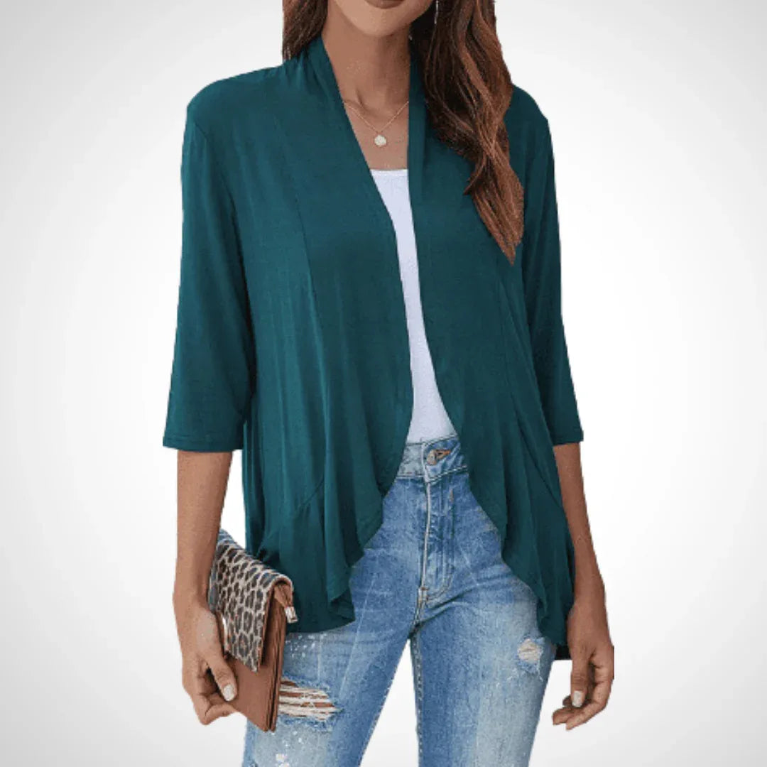 MIRIKIT™ – Casual Summer Open Front Cover-Up Cardigan - MABEL LONDON