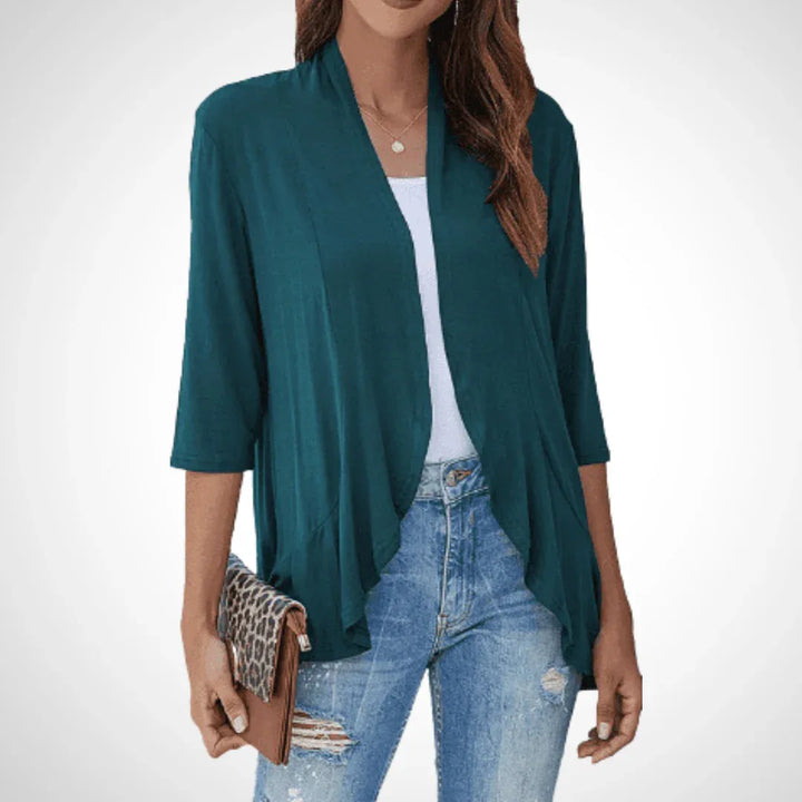 MIRIKIT™ – Casual Summer Open Front Cover-Up Cardigan - MABEL LONDON