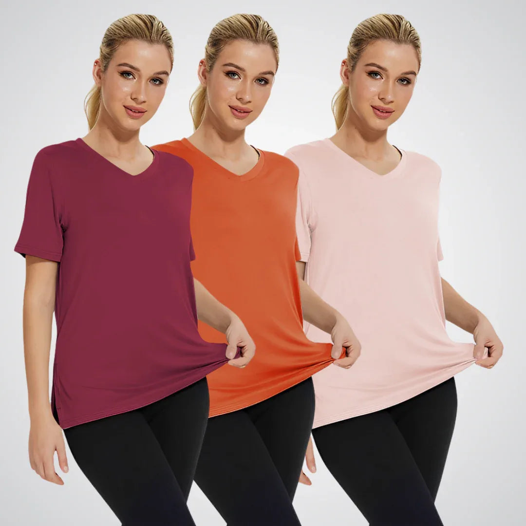 SELENA™ - Casual Loose Fit Tee (Pack of 3) - MABEL LONDON