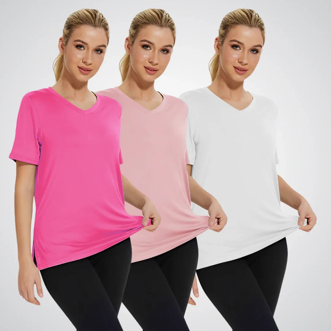 SELENA™ - Casual Loose Fit Tee (Pack of 3) - MABEL LONDON