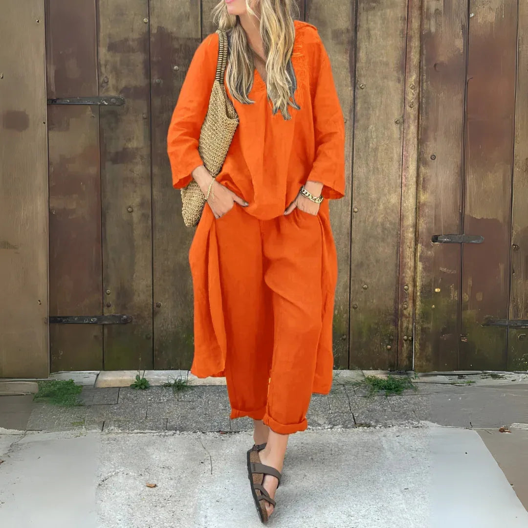 MAURA™ – Relaxed Elegance Two-Piece - MABEL LONDON