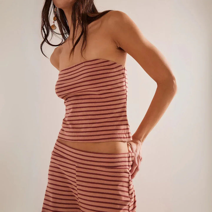 AVERYNA™ – Casual Streetwear Sleeveless Two-Piece Outfit - MABEL LONDON