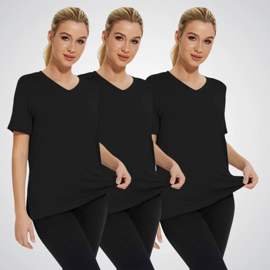 SELENA™ - Casual Loose Fit Tee (Pack of 3) - MABEL LONDON
