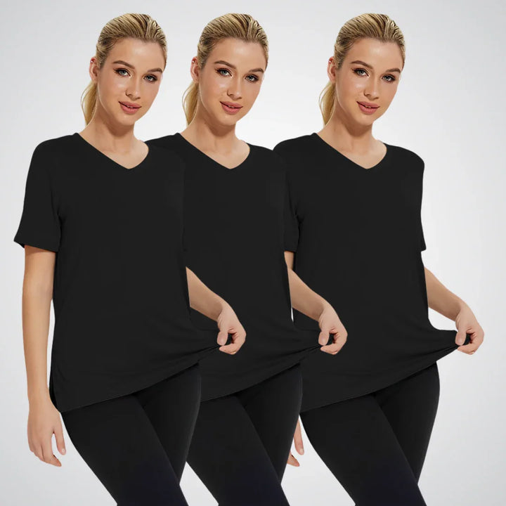 SELENA™ - Casual Loose Fit Tee (Pack of 3) - MABEL LONDON