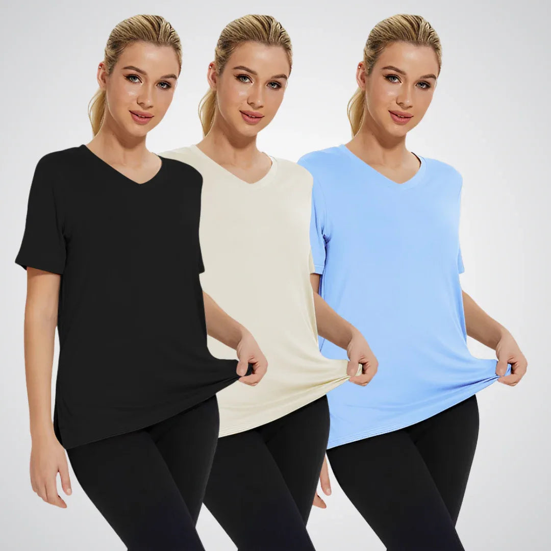 SELENA™ - Casual Loose Fit Tee (Pack of 3) - MABEL LONDON