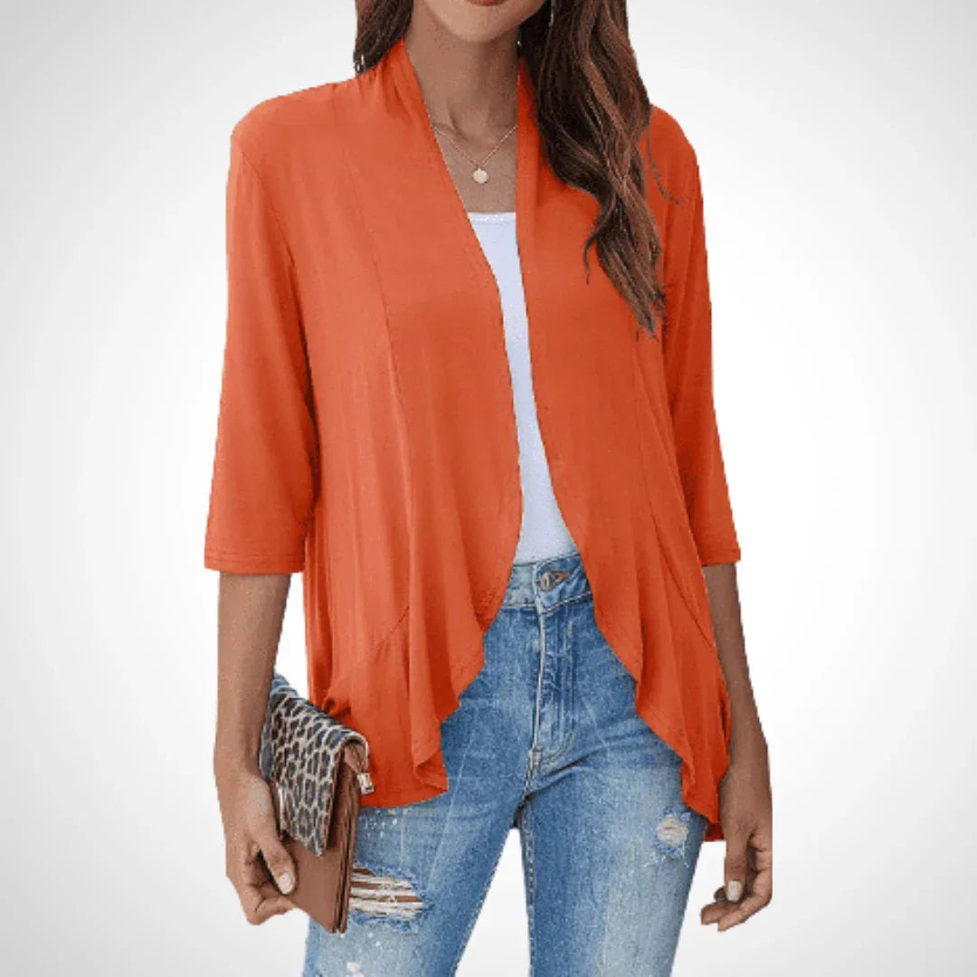 MIRIKIT™ – Casual Summer Open Front Cover-Up Cardigan - MABEL LONDON