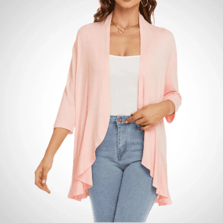 MIRIKIT™ – Casual Summer Open Front Cover-Up Cardigan - MABEL LONDON