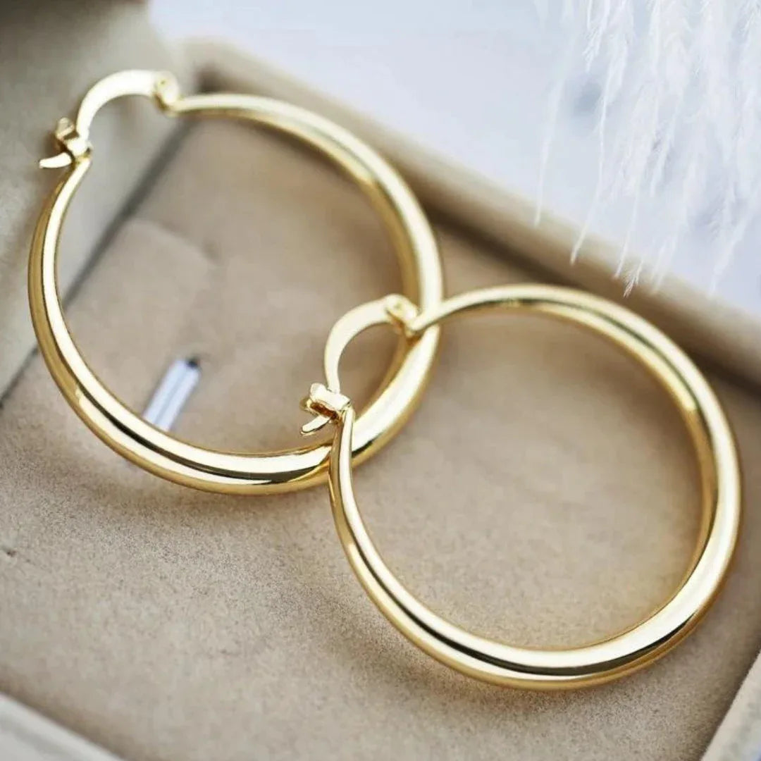 Timeless Gold Statement Earrings - MABEL LONDON