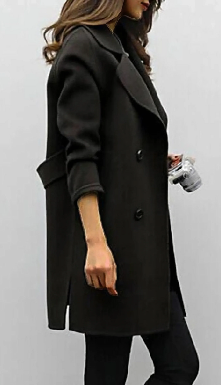 CELINA™ - Long Trench Coat - MABEL LONDON