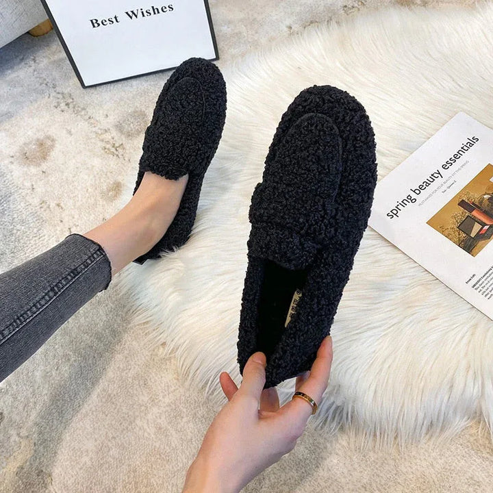 COCO™ | Cozy Sherpa Loafers - MABEL LONDON