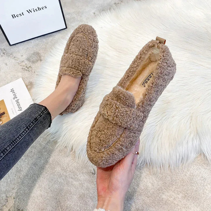 COCO™ | Cozy Sherpa Loafers - MABEL LONDON