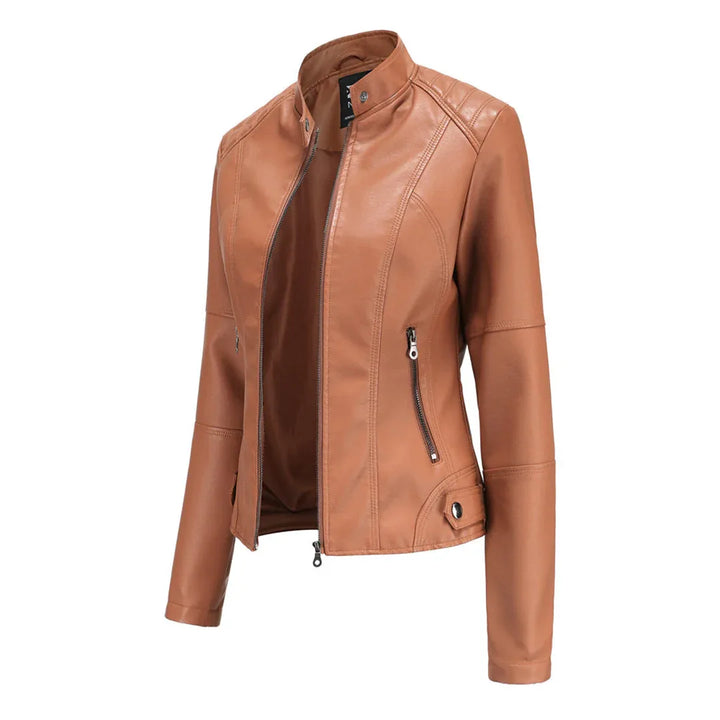 BEATRICE™ - Sleek Zip-Up Jacket - MABEL LONDON