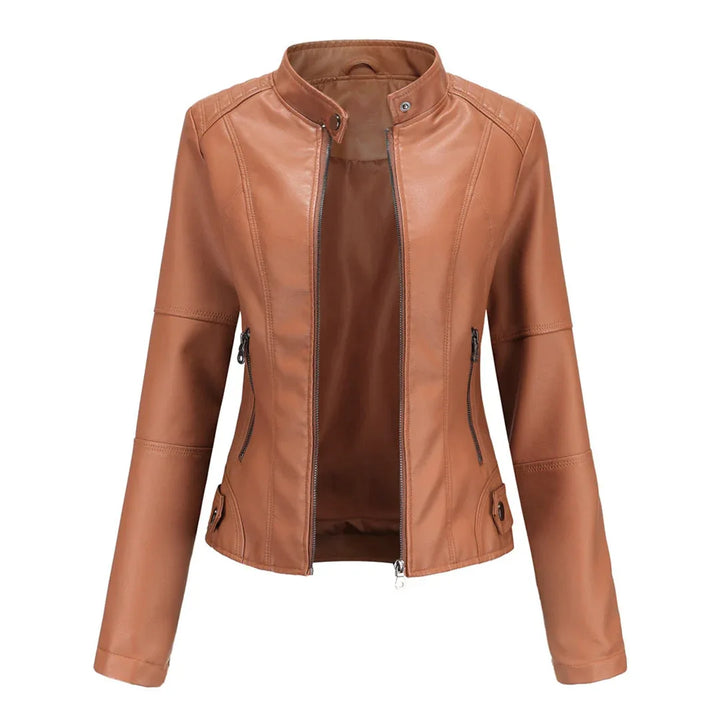 BEATRICE™ - Sleek Zip-Up Jacket - MABEL LONDON