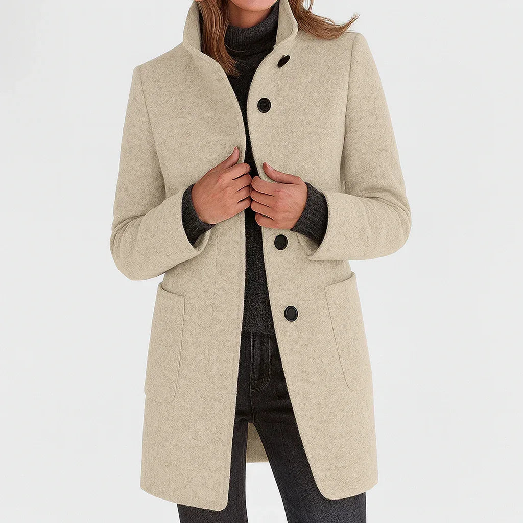 Berta – Elegant and Timeless Women's Coat - MABEL LONDON