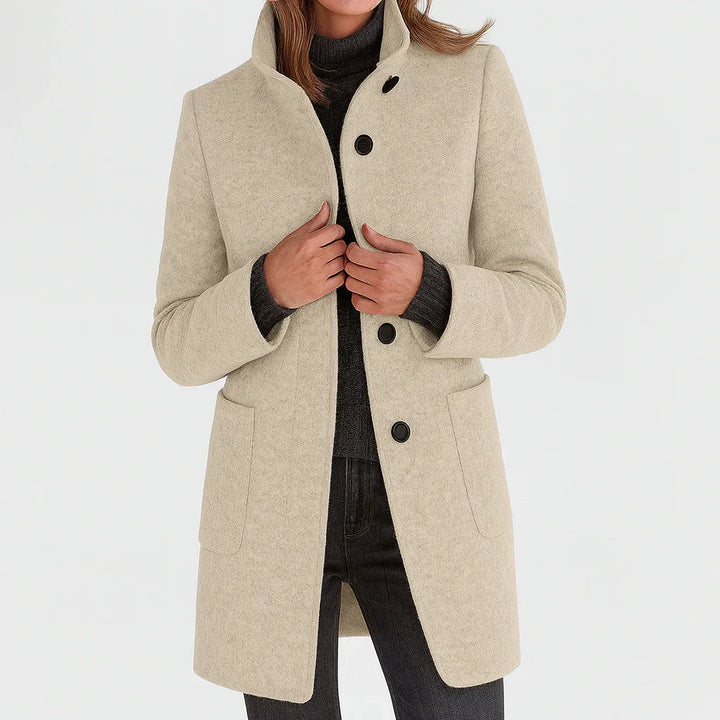 Berta – Elegant and Timeless Women's Coat - MABEL LONDON