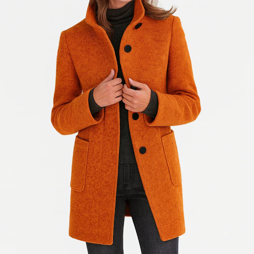 Berta – Elegant and Timeless Women's Coat - MABEL LONDON