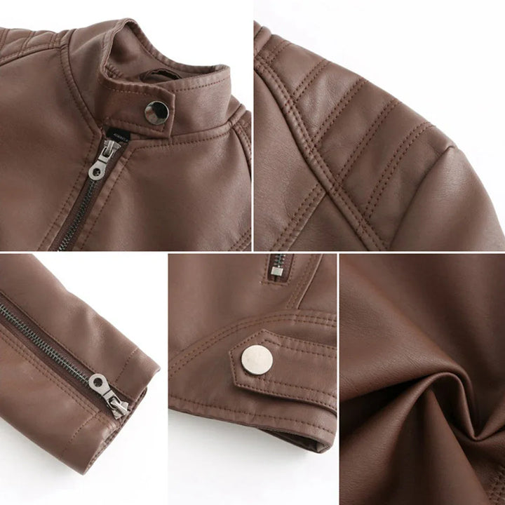 BEATRICE™ - Sleek Zip-Up Jacket - MABEL LONDON