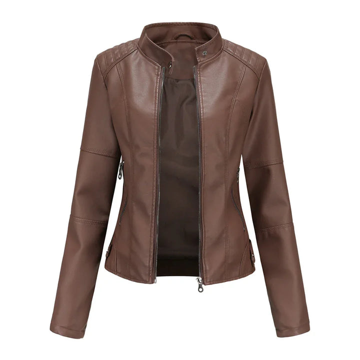 BEATRICE™ - Sleek Zip-Up Jacket - MABEL LONDON