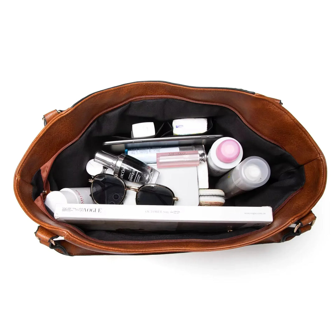 Elowen | Premium Leather Tote - MABEL LONDON