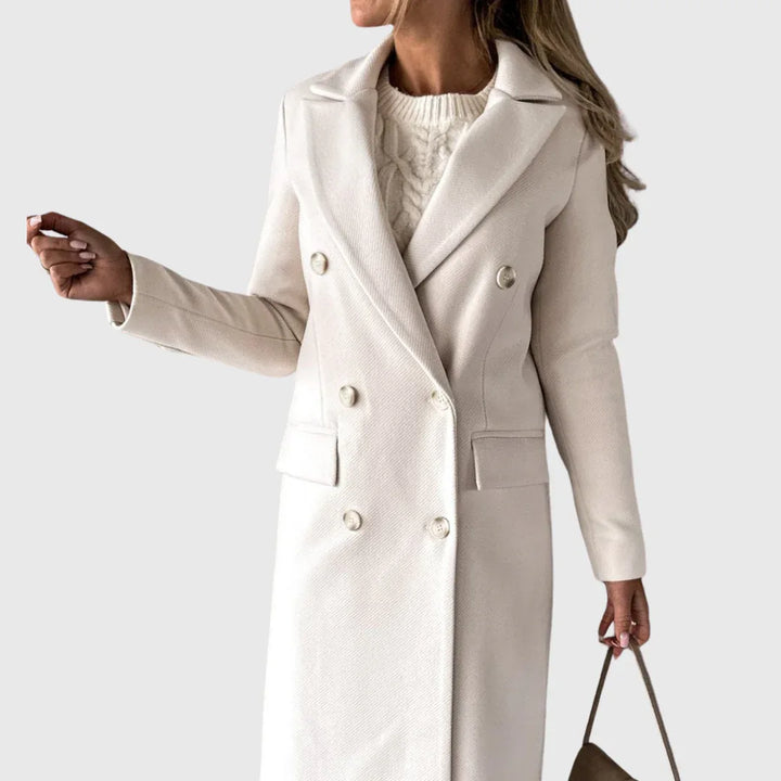 Jolie - Timeless Longline Coat - MABEL LONDON