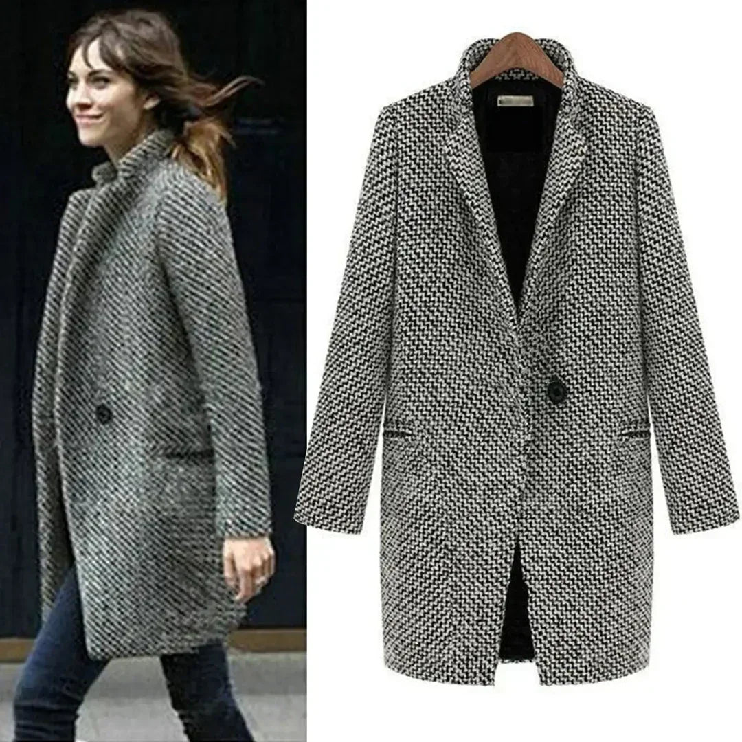 AMARA™ | Long Wool Coat - MABEL LONDON