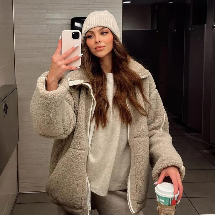 DORA™ | Soft Teddy Jacket - MABEL LONDON